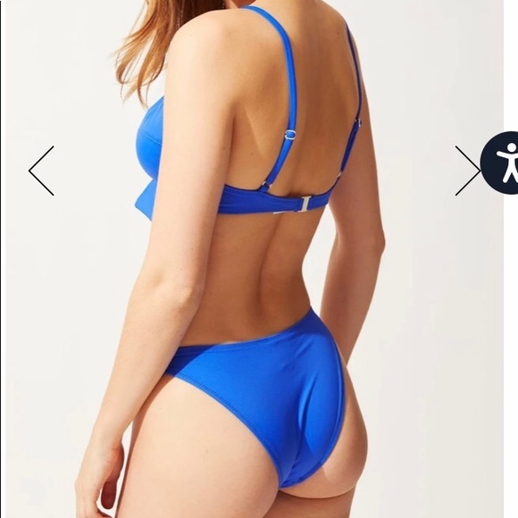 SOLID & STRIPED BIKINI Top and Bottom, Medium, NWT - Picture 2 of 14